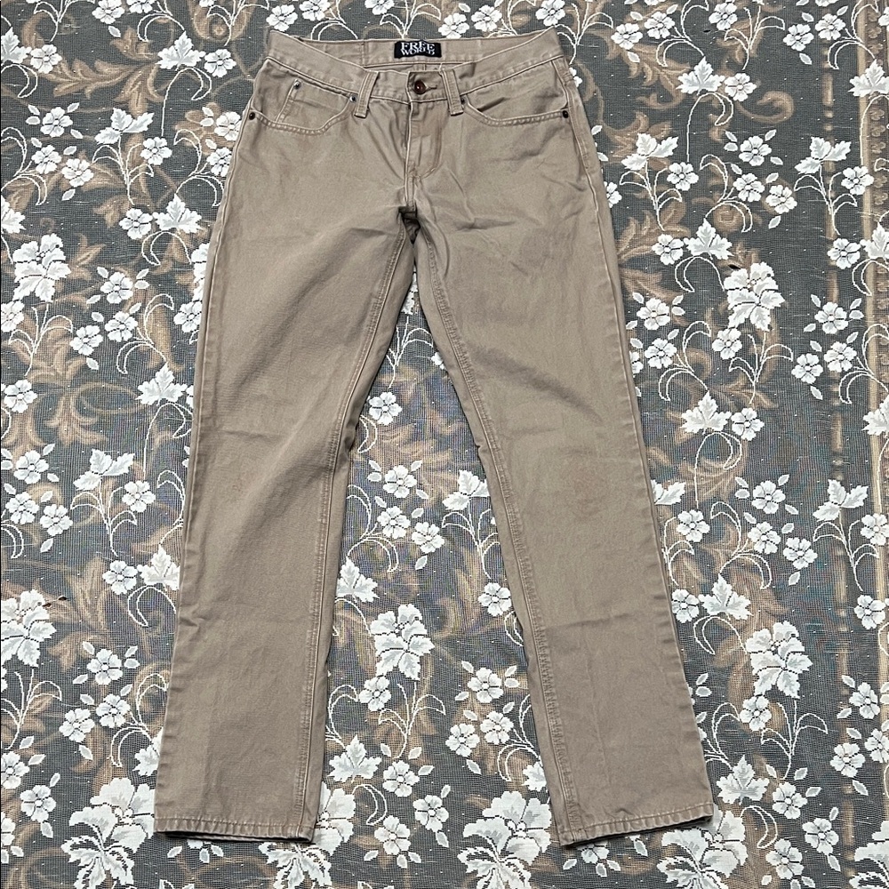 Free World Khaki Jeans 100% Cotton Neutral